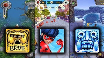 Temple Run Brave Vs Miraculous Ladybug & Cat Noir Vs Temple Run 2 Frozen Shadows - Endless Run Game