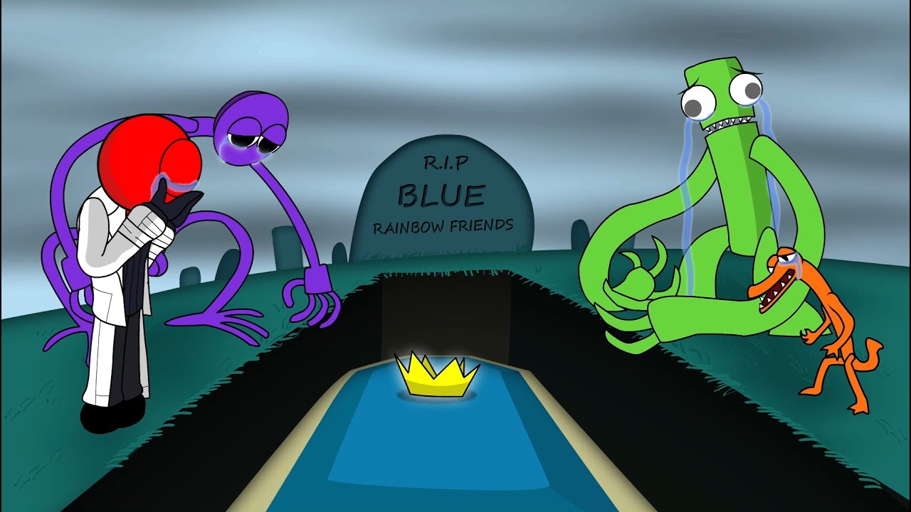 Sad Story of Blue's (Rainbow Friends Animation) 
