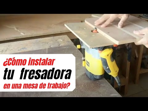 Video: ¿En qué dirección alimenta una mesa de enrutador?