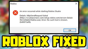 How to FIX Roblox - An Error Occurred While Starting Roblox Studio Error