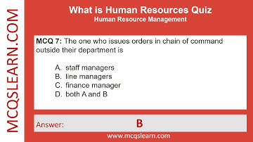 What is Human Resources Quiz Questions PDF | HRM Notes Online Test | HR Trivia Questions Answers App