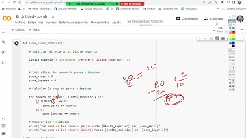 suma números pares impares python