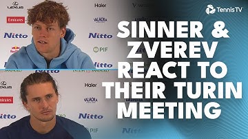 Jannik Sinner & Alexander Zverev Press Conferences After Nitto ATP Finals Meeting 🎤