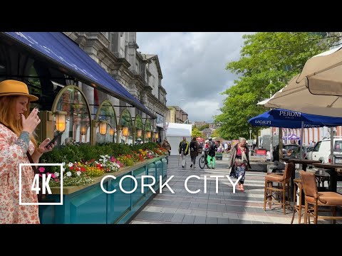 Walking Through the Historic Alleys of Cork City | Ireland 2023 | 4K & 3D audio