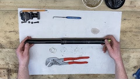 Super easy way to service a OneUp V2 Dropper Post - Clean, strip, grease and re-build in real time