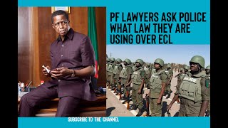 What Law is the police using ? PF Lawyers Visits  Police headquarters to demand answers