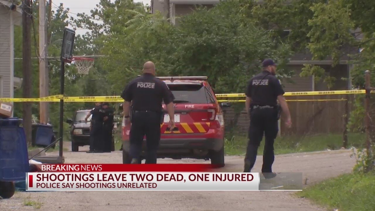 Two dead, one injured in unrelated east Columbus shootings - YouTube