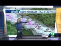 Northern California Forecast: Timeline for rain on Tuesday, possible snow amounts