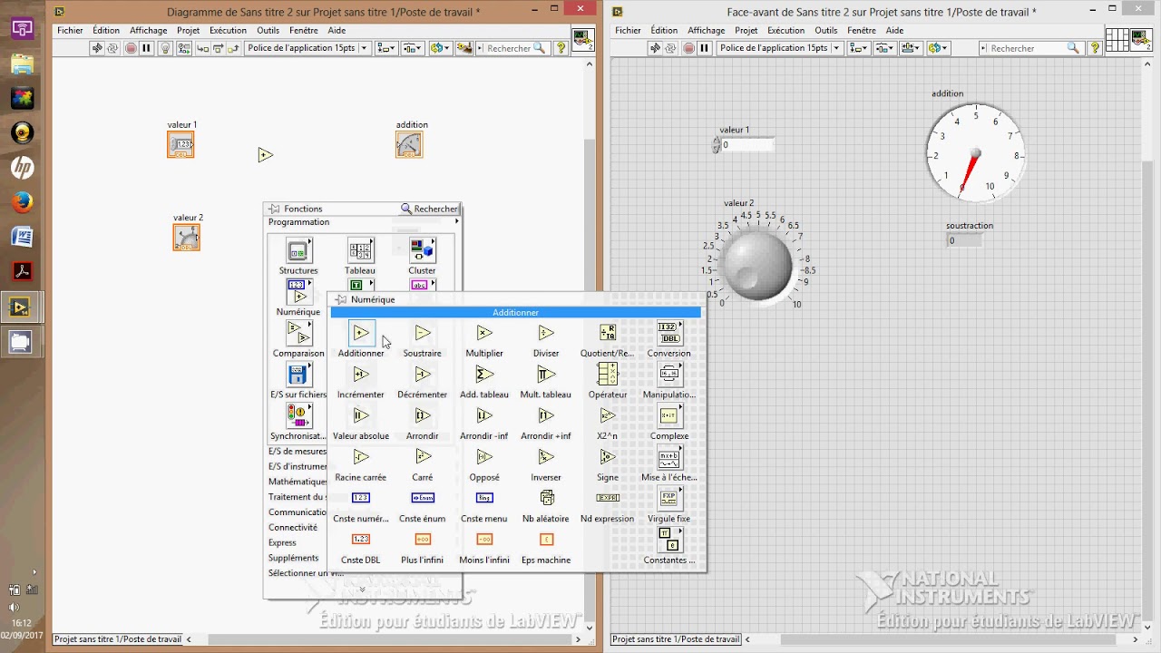 Labview - tuto calcul - YouTube