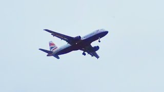 British Airways A320 Lands At Innsbruck, Austria.