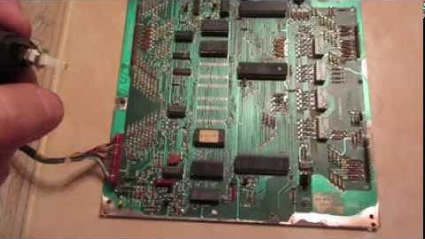 Bally Pinball CPU MPU Board AS 2518-35 Boot up in the bench