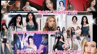 BABY MONS7ER - SHEESH_DANCE PERFORMANCE AT INKIGAYO ( FANCAM & ENDING FAIRY) #FANBMSTUDIO