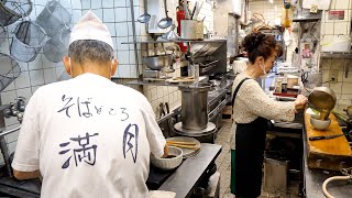 東京下町の蕎麦屋を二人三脚で営むご夫婦の日常風景丨Tokyo Food -Soba noodles (buckwheat noodles)
