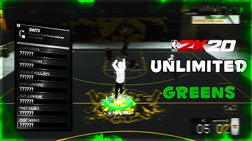 HOW TO GET UNLIMITED GREENS IN NBA 2K20!! BEST JUMPSHOT AFTER PATCH 1.05!! *NOT CLICKBAIT*