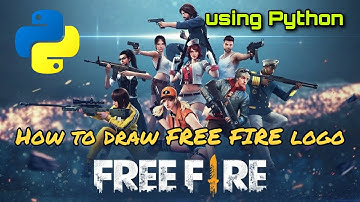 HOW TO DRAW FREE FIRE LOGO USING PYTHON|| @Diptesh Biswas