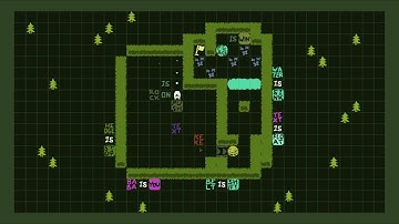 Baba Is You - Level Garden 4 - Relaxing spot - Solution