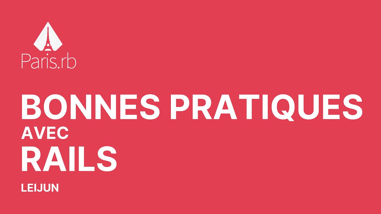 Rails Best Practices - YouTube