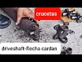 Como cambiar una cruceta y balero de flecha cardan con martillo