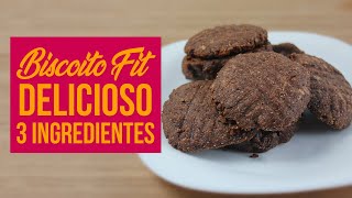 BISCOITO FIT DE 3 INGREDIENTES | Fácil de Fazer e Delicioso!