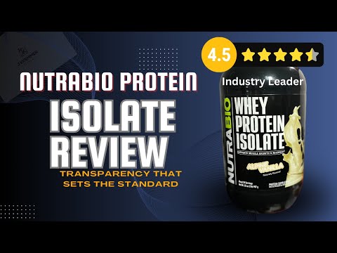 NutraBio 100% Whey Protein Isolate Review – full video breakdown