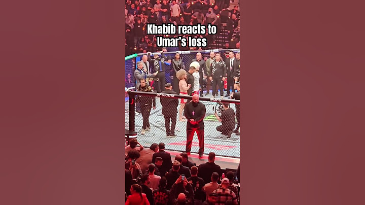 Khabib Nurmagomedov reacts to Umar Nurmagomedov’s loss at #UFC311 🎥 ringsideraine (IG)