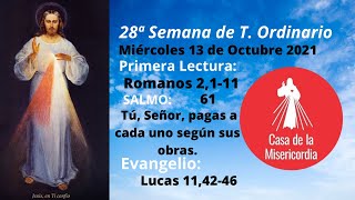 EVANGELIO DEL DÍA📔MIÉRCOLES 13 DE OCTUBRE 🙏🏻 28º Semana de Tiempo Ordinario 🙏🏻 JESÚS