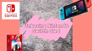 Gaming vlog | Asmr unboxing Nintendo switch Oled OFW | Review Nintendo switch