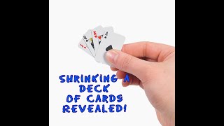 Shrink A Deck of Cards Reveal - Magic Mondays