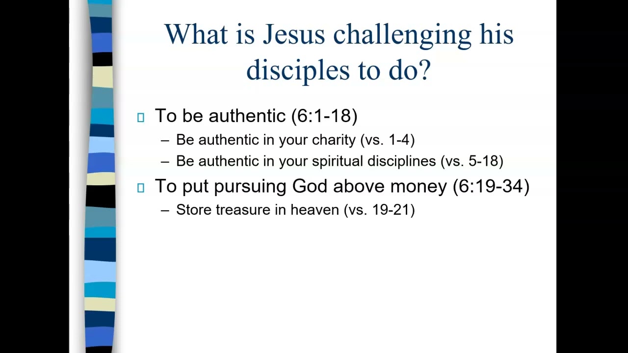Matthew 6 1 34 Authenticity And Priorities YouTube Matthew 6 1 34 Authenticity And Priorities YouTube