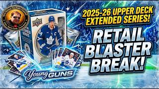 2025 26 Upper Deck Extended Series Hockey Retail Blaster Box Break