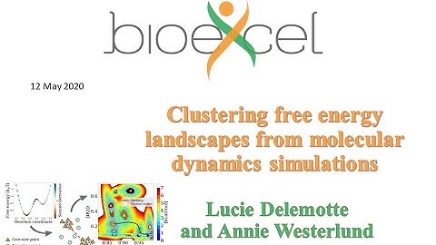 BioExcel Webinar #44: Clustering free energy landscapes from molecular dynamics simulations
