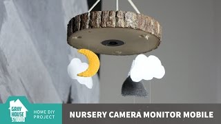 If you have ever wanted to conceal your clunky video baby monitor, look no further. We are sharing how we integrated a camera into 