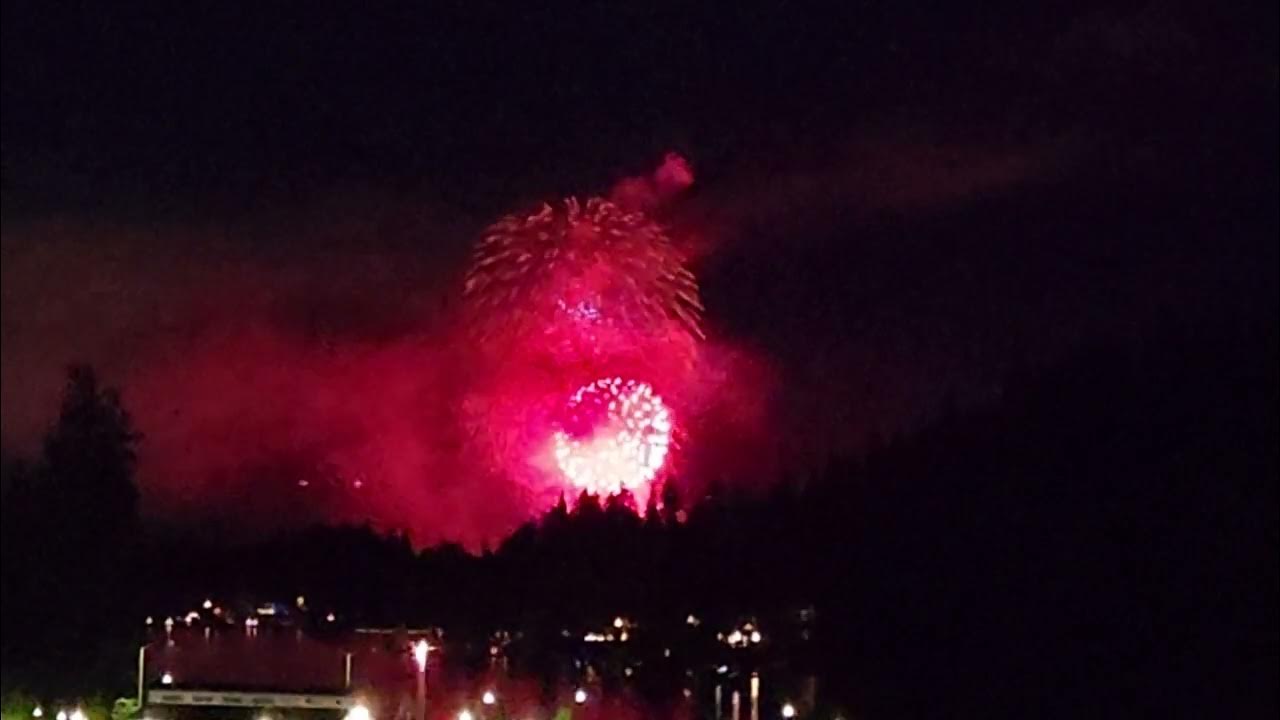 Coeur D'Alene, ID July 4th 2022 Fireworks with the 1812 Overture by