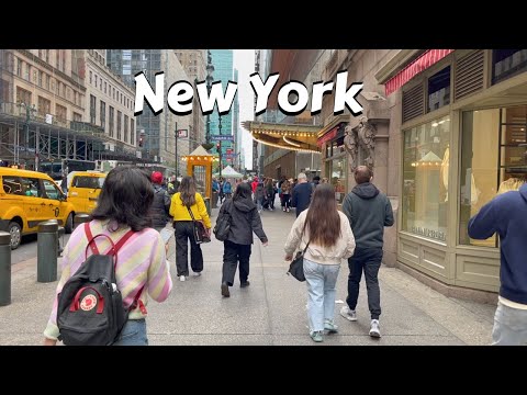 New York 4k Walk - Manhattan Virtual Tour - United States Travel Video