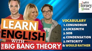 Learn english with tv series big bang theory | penny can't open her
flat door