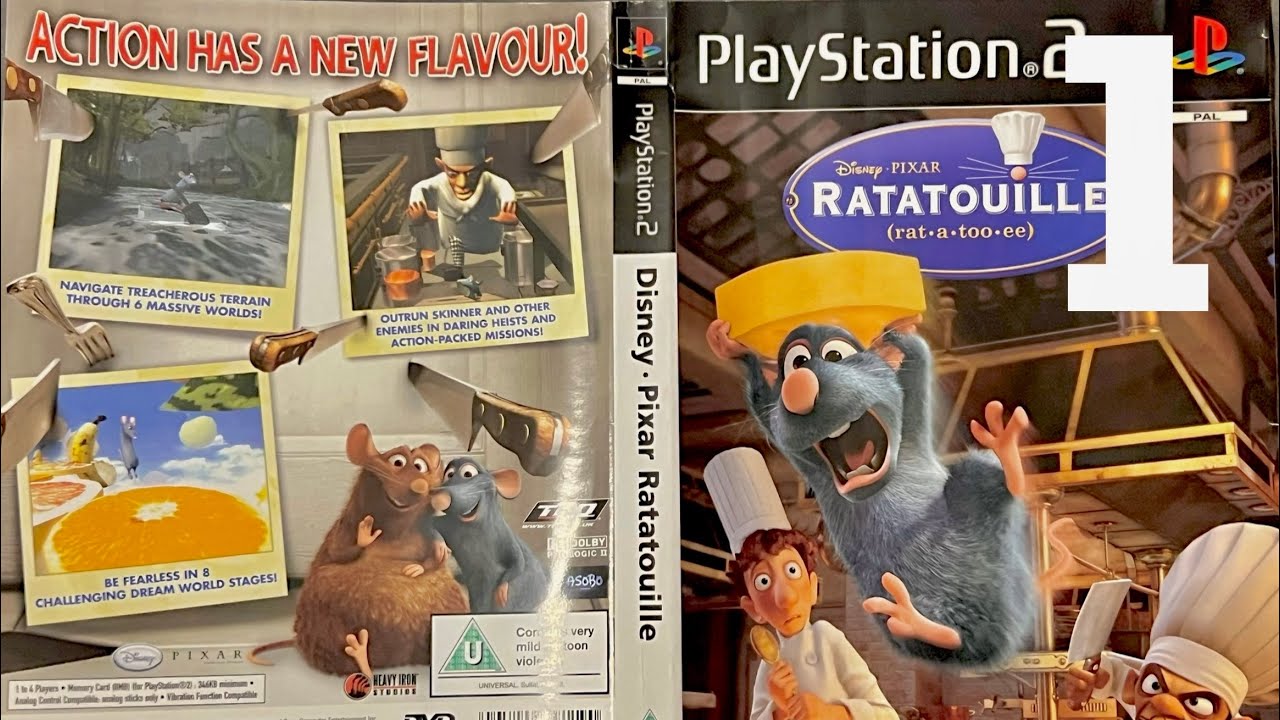 Игра «Рататуй» для PS2, часть 1, где-то во Франции (4K)