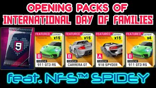 Asphalt 9 | Opening INTERNATIONAL DAY OF FAMILIES Packs | JACKPOTS? 🤨 Check Drop Rates 👍