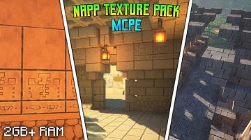 NAPP TEXTURE PACK FOR MINECRAFT PE/JAVA 1.16+  [NO LAG]