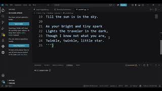 Python print() Function Tutorial: How to Print Multiline Text (Nursery Rhyme Example) 🐍⭐