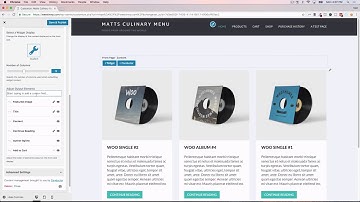 Displaying WooCommerce products