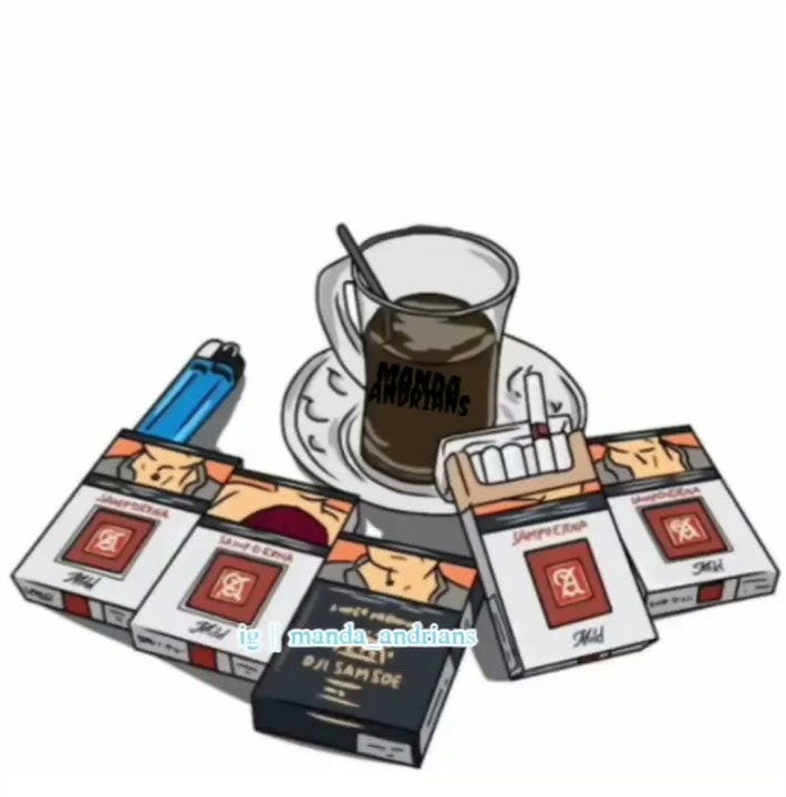 Story wa 30 detik_rokok sampoerna,kopi dan rokok