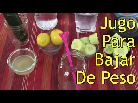 Como bajar de peso rapido con pepino