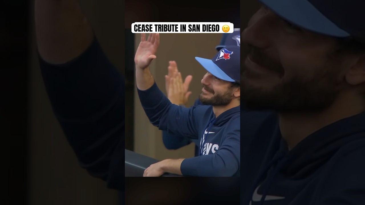San Diego will always love Dylan Cease 💛 #MLB #BlueJays #Toronto
