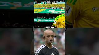 American broadcasting really explained red card rules during a World Cup game!