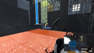 Portal 2 - Bridge Gels 3 Portals World Record