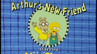 YouTube Poop - Arthur's New Friend, Lisa Simpson!