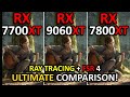 RX 9060 XT vs RX 7700 XT vs RX 7800 XT | Ultimate Battle! | 1080p, 1440p | RT / FSR 4 | 2025