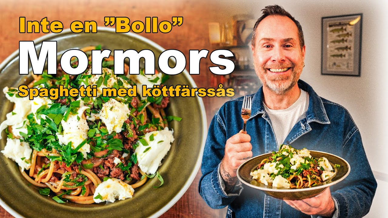 En hyllning till Mormors spaghetti med köttfärssås