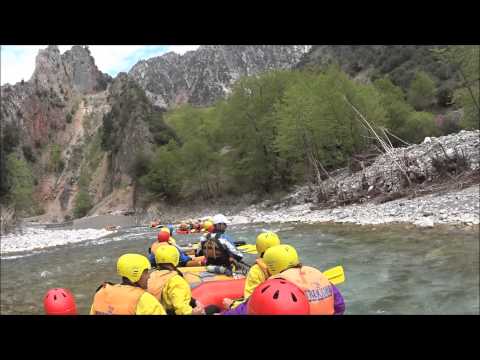 rafting στον ποταμό