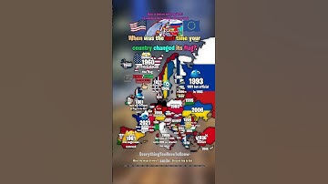 When was the last time your country changed its flag? 🏳️🎏 #shorts #map #europe #geography